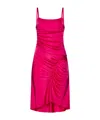 Marine Serre Regenerated Jersey Dress In Pink