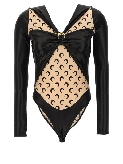 MARINE SERRE DRAPED BODYSUIT