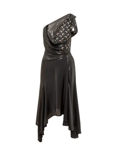 MARINE SERRE MARINE SERRE DRAPED DRESS.