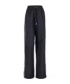 Marine Serre Drawstring Casual Pants In Black