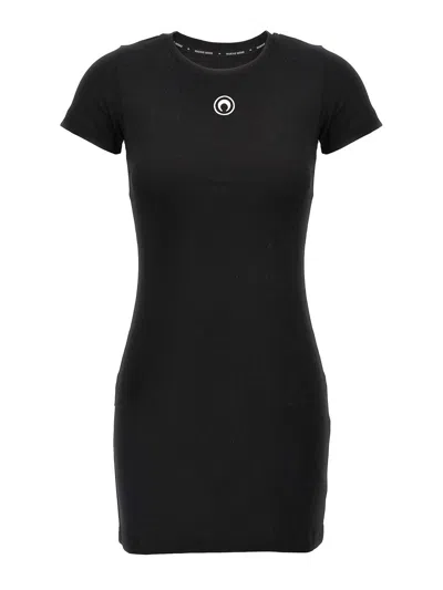 MARINE SERRE VESTIDO MIDI - NEGRO