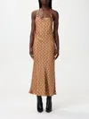 Marine Serre Dress  Woman Color Brown