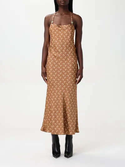 Marine Serre Dress  Woman Color Brown