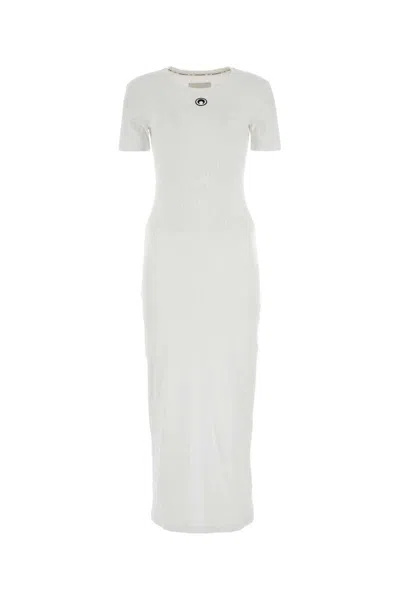 Marine Serre Dress In White