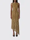Marine Serre Python-print Asymmetrical Dress In Multi