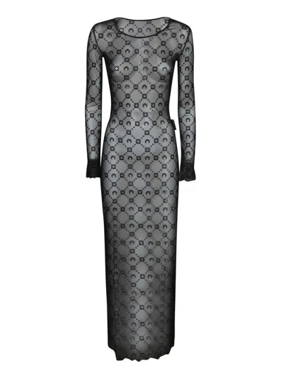 Marine Serre Dresses In Black