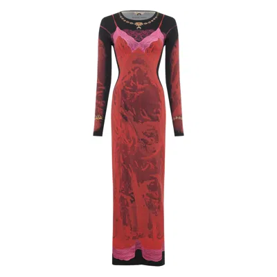 MARINE SERRE DRESSES RED, BLACK