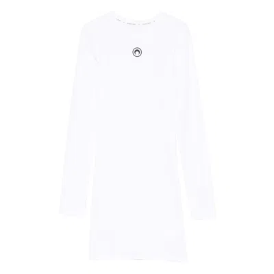 MARINE SERRE DRESSES WHITE