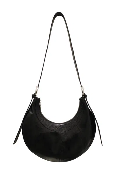 Marine Serre Eclips Crossbody  Bags In Black