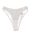 Marine Serre Sheer Lace Detailing High-cut Panties