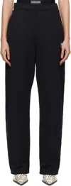 Marine Serre Moon-print Flared Trousers In Black