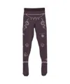 Marine Serre Tattoo-print Leggings In Black