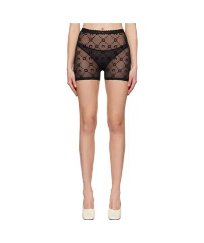 MARINE SERRE ELASTIC WAIST SHORTS