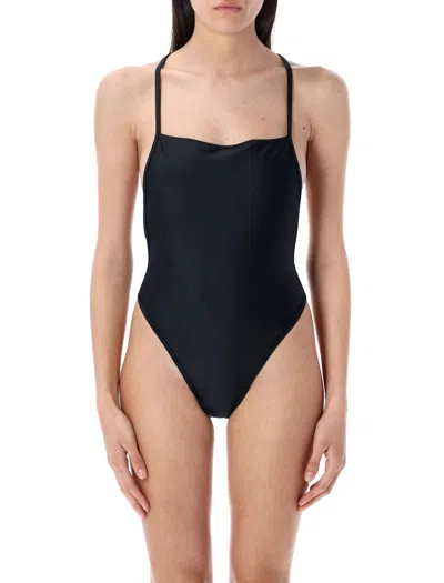 Marine Serre Elegant Mini Dress For Women In Black