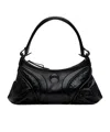 Marine Serre Embossed Futura Shoulder Bag