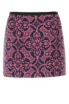 Marine Serre 'oriental Towels' Mini Skirt