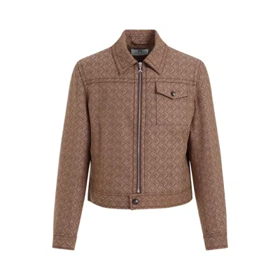 Marine Serre Embroidered Stretch Polyester Blend Jacket