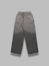 Marine Serre Faded Moon Fleece Sweatpants In Gray