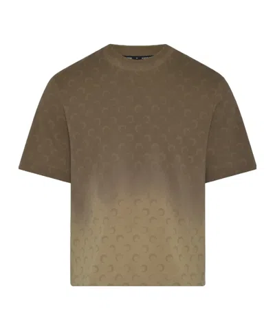 Marine Serre Faded Moon T-shirt In Multi