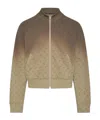 Marine Serre Moon Pattern Zipper Sweatshirt In Multi