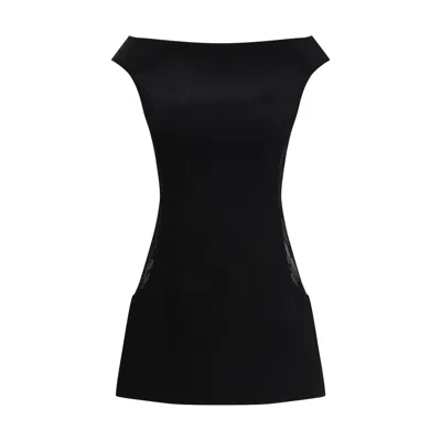 MARINE SERRE FLEECE WOOL CASUAL WOMEN'S DRESS