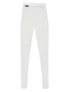 Marine Serre Flocked Mesh Tights In White