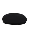 Marine Serre Embroidered-moon Beret In Black