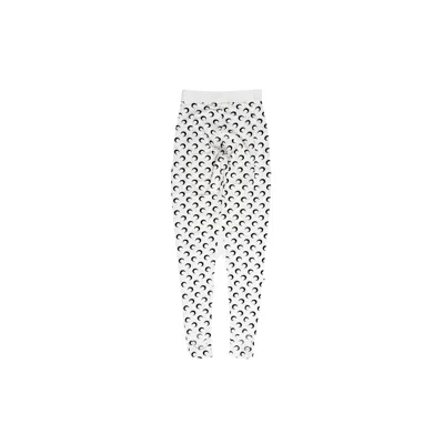 MARINE SERRE FUSEAUX MOON LEGGINGS IN REGENERATED JERSEY