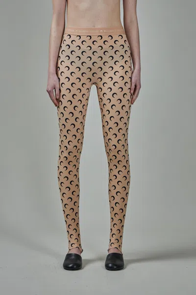 MARINE SERRE FUSEAUX MOON RECYCLED LEGGINGS