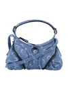 MARINE SERRE MARINE SERRE FUTURA MINI DENIM SHOULDER BAG