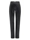 Marine Serre Glossy Moon Trousers In Black