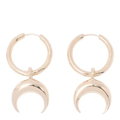 Marine Serre Gold Earrings