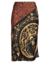 Marine Serre Regenerated Jewellery-print Silk Skirt In Black