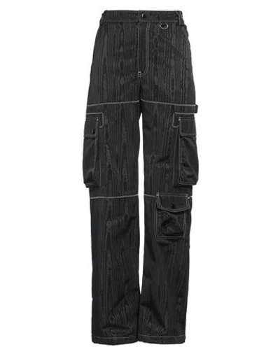 Marine Serre Gold Line Woman Pants Black Size Xs Polyester
