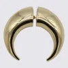 Marine Serre Regenerated Single Moon Earring