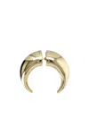 Marine Serre Crescent Moon Earring In Golden