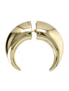 Marine Serre Shamanic Curved Stud Polished Finish