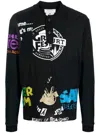 Marine Serre Graphic-print Long-sleeve Polo Shirt