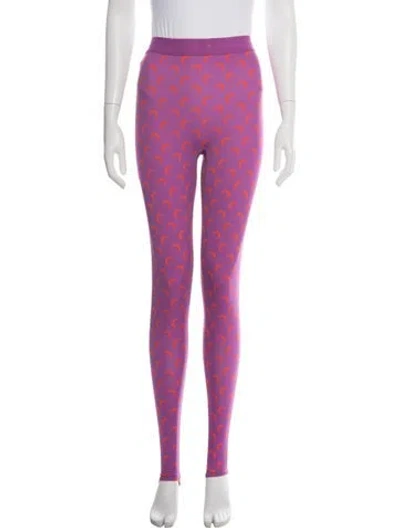 Pre-owned Marine Serre Graphic Print Lounge Set In Purple