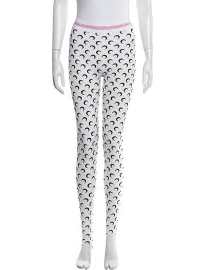 Pre-owned Marine Serre Graphic Print Pajamas In White