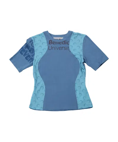 Marine Serre Crescent Moon-motif T-shirt