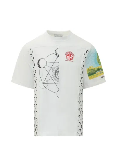 Marine Serre Graphic-print T-shirt In Pattern