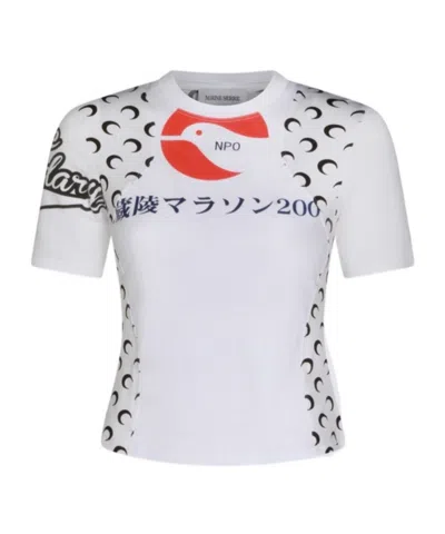 Marine Serre Graphic-print T-shirt In Multi