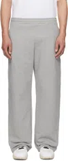 Marine Serre Gray Moon Logo Sweatpants In Gr50 Grey