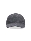 Marine Serre Grey Baseball Cap With Crescent Moon Pattern In Gray