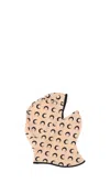 Marine Serre Crescent Moon-print Balaclava In Beige