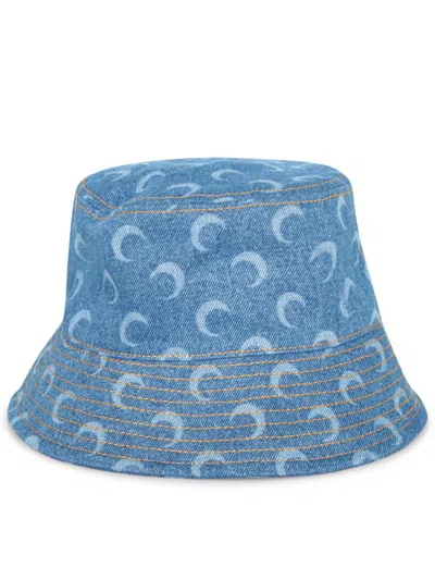 Marine Serre Hats In Gray