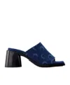 Marine Serre Women's Serre Heeled Mules In Blue
