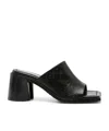 Marine Serre High-heeled Sandals In Black