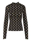Marine Serre Printed High-neck T-shirt
